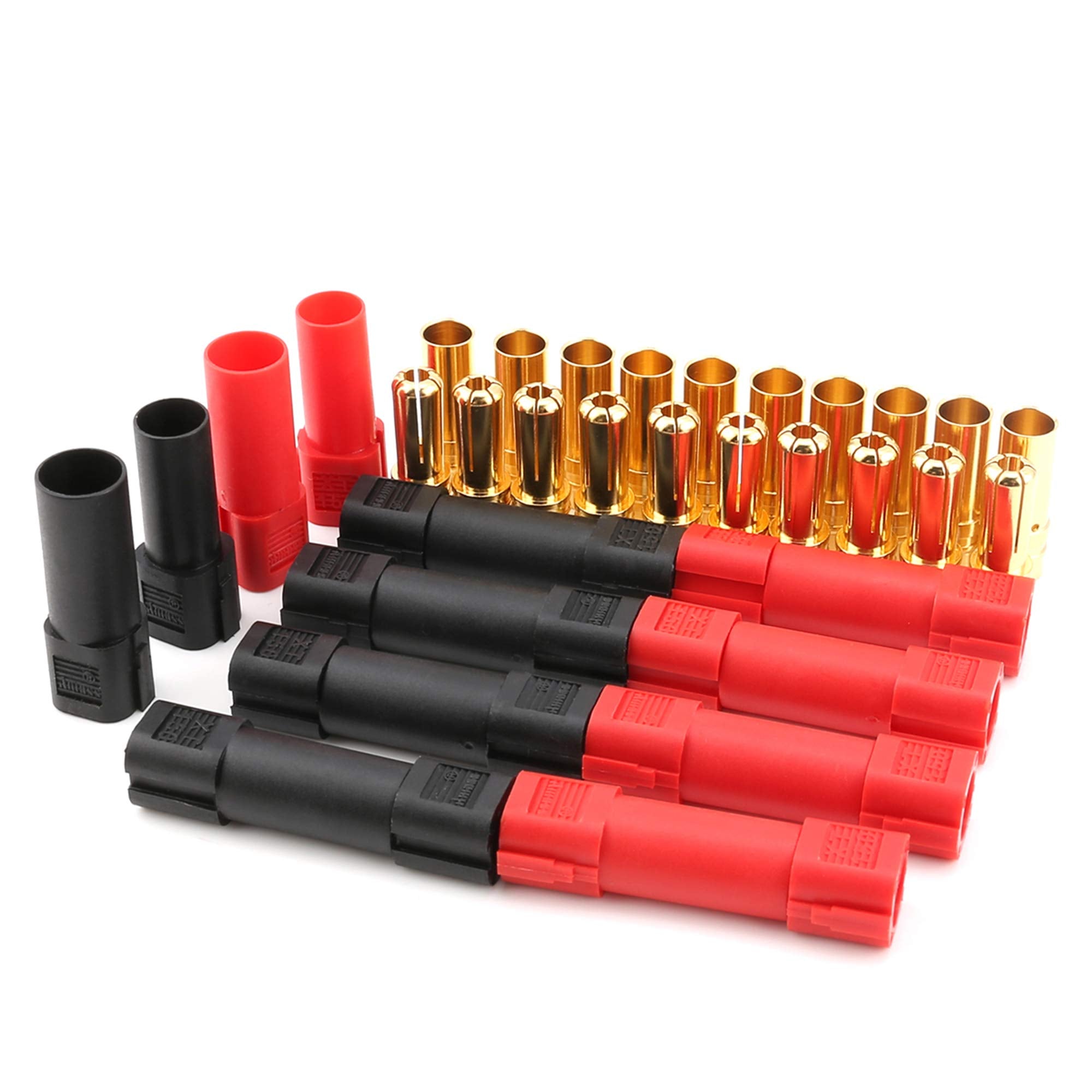10 Pairs Amass XT150 6mm Bullet Connector Set – 100A Continuous, 150A Peak for RC Models