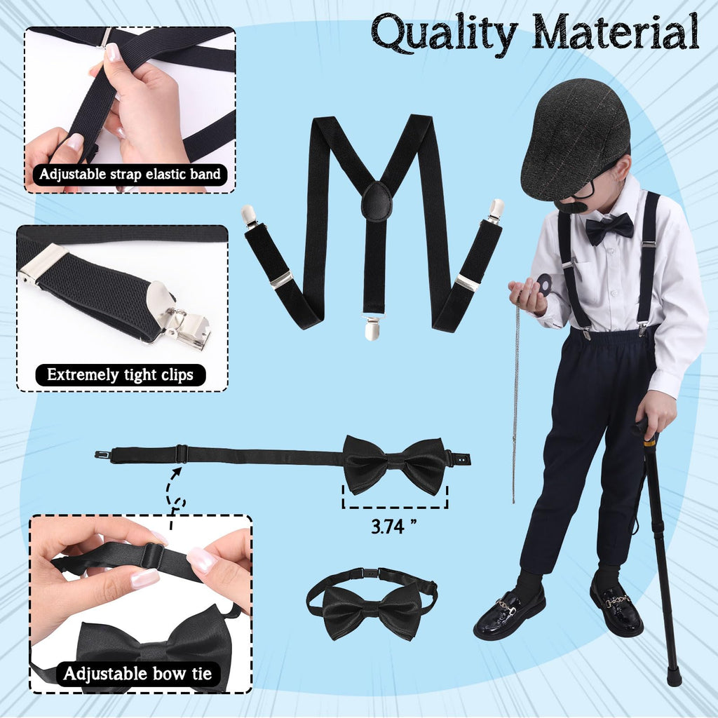 100 Days of School Costume for Boys – Complete Old Man Grandpa Set by Boutrele