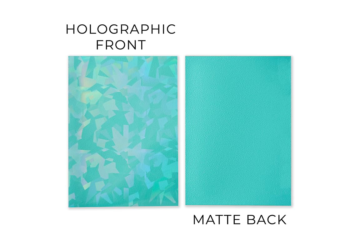 100 Mint Holographic Card Sleeves - Perfect Fit Standard Size for Pokemon, MTG, Yugioh & More