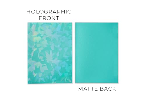 100 Mint Holographic Card Sleeves - Perfect Fit Standard Size for Pokemon, MTG, Yugioh & More