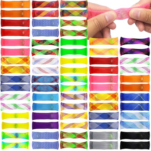 100 Pack Marble Mesh Fidget Toys - Portable Stress Relief for ADHD, Autism, Anxiety