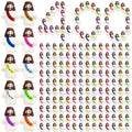 100 Pack Mini Rubber Jesus Figures - 'Jesus Loves You' Toys for Easter Eggs, Sunday School, and Faith Sharing (10 Colors)