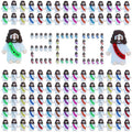 100 Pack Mini Rubber Jesus Figures for Easter Egg Stuffers, Hide and Seek, Sunday School Party Favors - Pocket Sized Toys with 'Jesus Loves You' Message