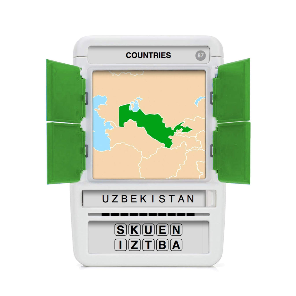 100 PICS Countries of the World Travel Game – Learn 100 Countries with Flash Cards & Slide Reveal Case
