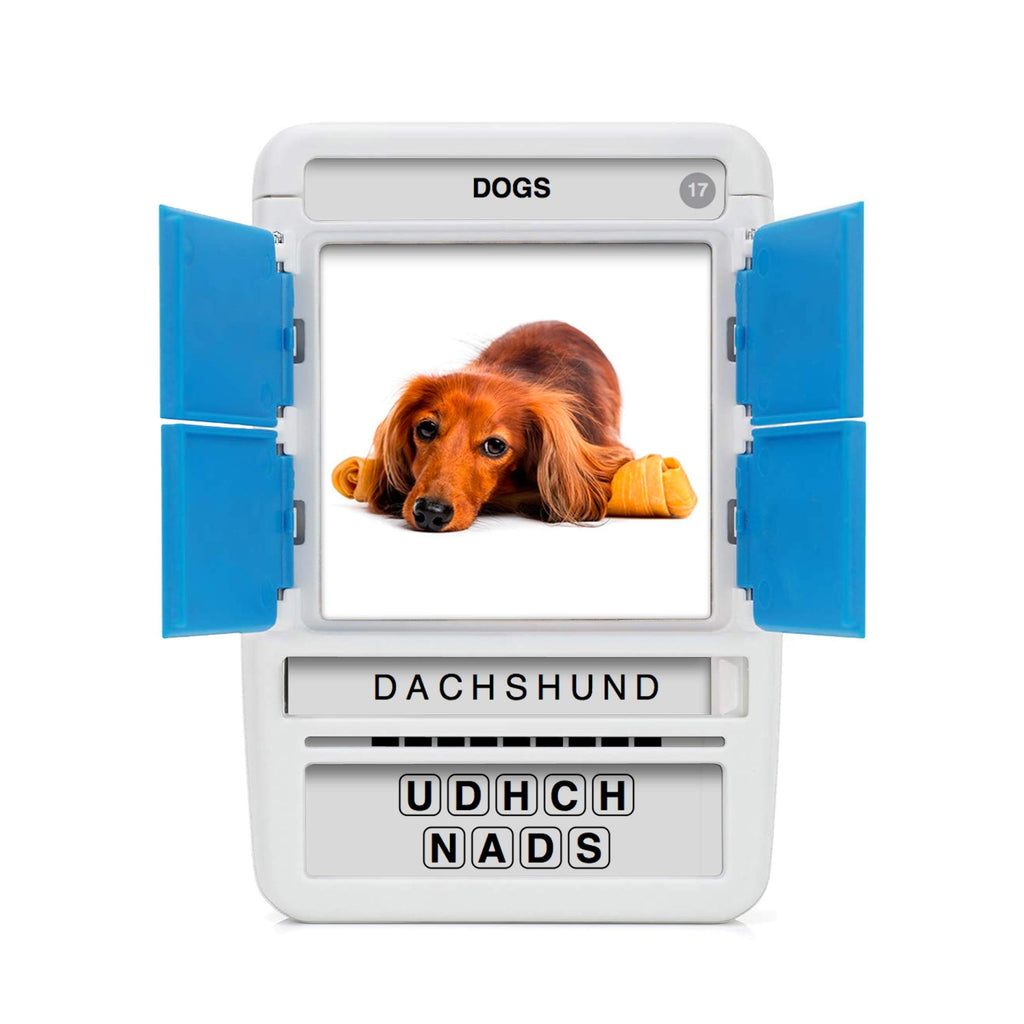 100 PICS Dogs Travel Game – Learn 100 Dog Breeds with Slide Reveal Cards