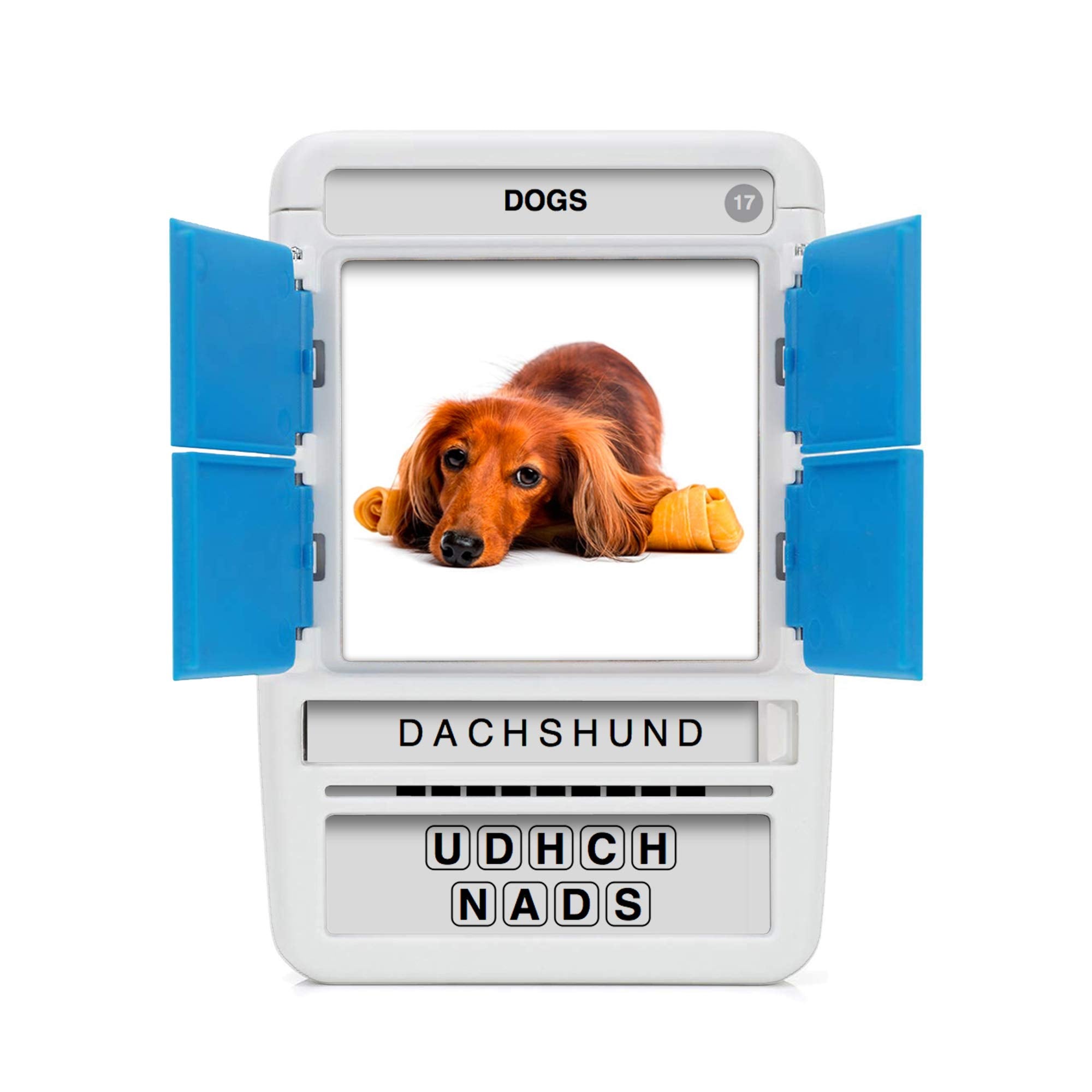 100 PICS Dogs Travel Game – Learn 100 Dog Breeds with Slide Reveal Cards
