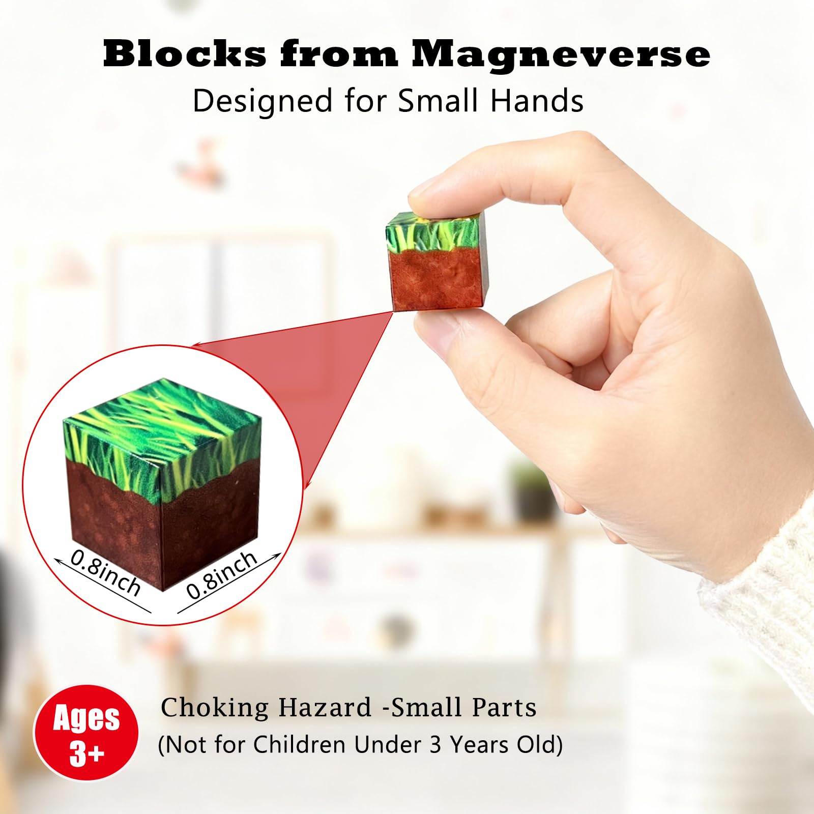 100-Piece Magnetic Building Blocks Set – STEM Learning Toys for Kids Age 3+