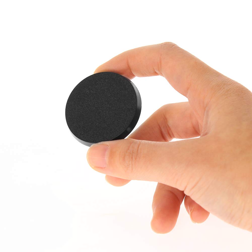 100-Piece Round Plastic Miniature Bases 40mm (1.57in) by Evemodel for Wargaming