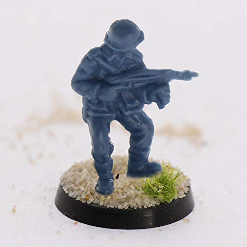 100-Piece Round Plastic Miniature Bases 40mm (1.57in) by Evemodel for Wargaming