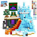 100-Piece Winter Festival Magnetic Building Tiles - STEM Educational Toy for Kids Ages 3-10, Gift for Boys & Girls