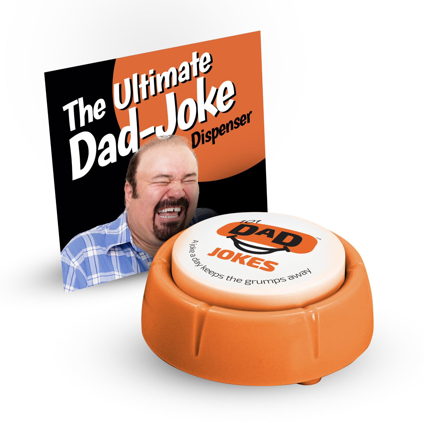 101 Dad Jokes Sound Gadget – Fully Loaded Gag Gift with Adjustable Volume & Lifetime Warranty