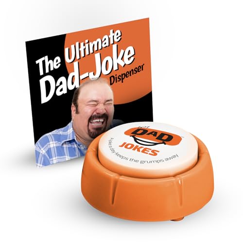 101 Dad Jokes Sound Gadget – Fully Loaded Gag Gift with Adjustable Volume & Lifetime Warranty