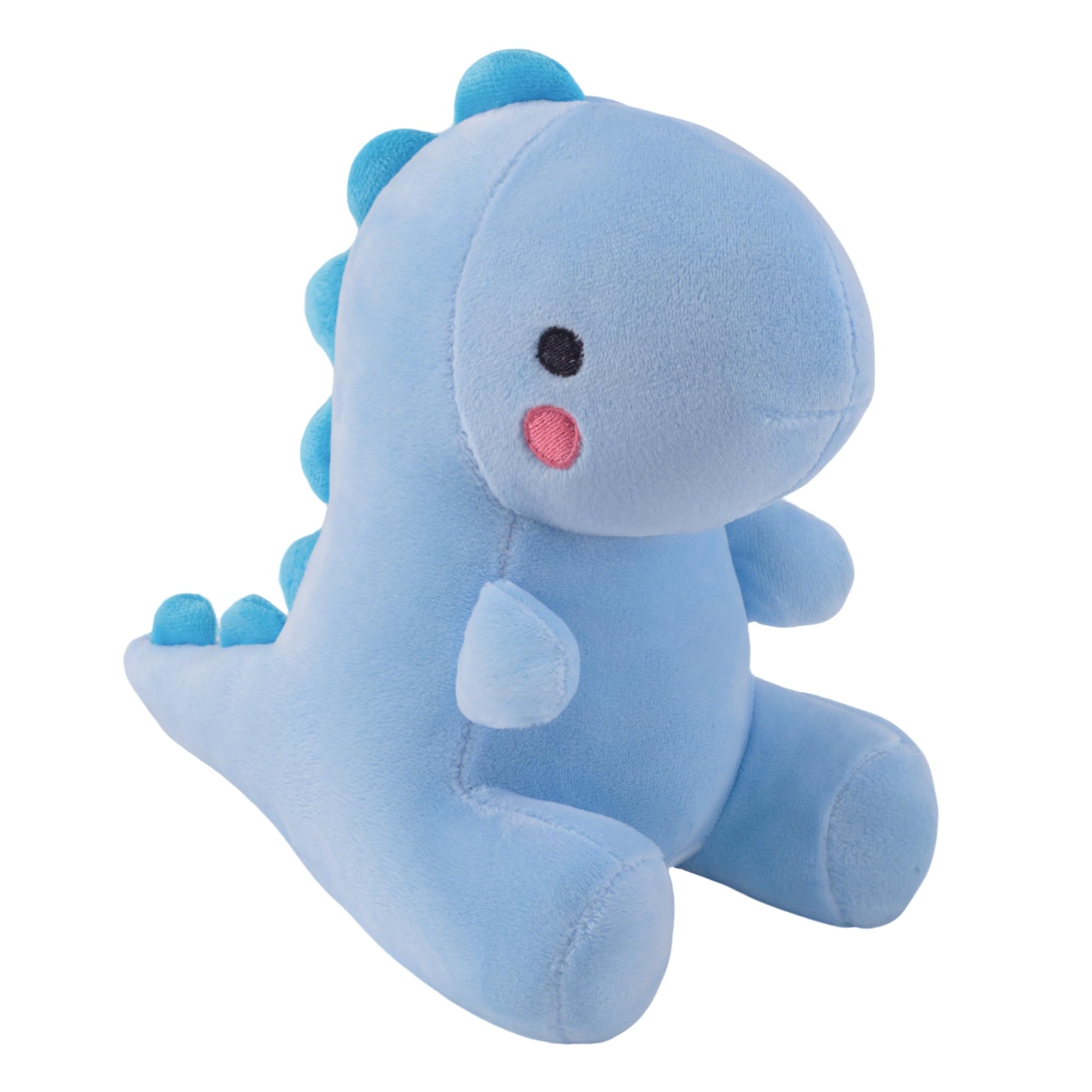 10.8-Inch Blue Dinosaur Plush Toy – Soft Cuddly Animal Pillow for Kids
