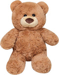 11-Inch Curly Fur Teddy Bear – Soft Plush Toy for Kids & Adults, CPSIA Certified (Brown)