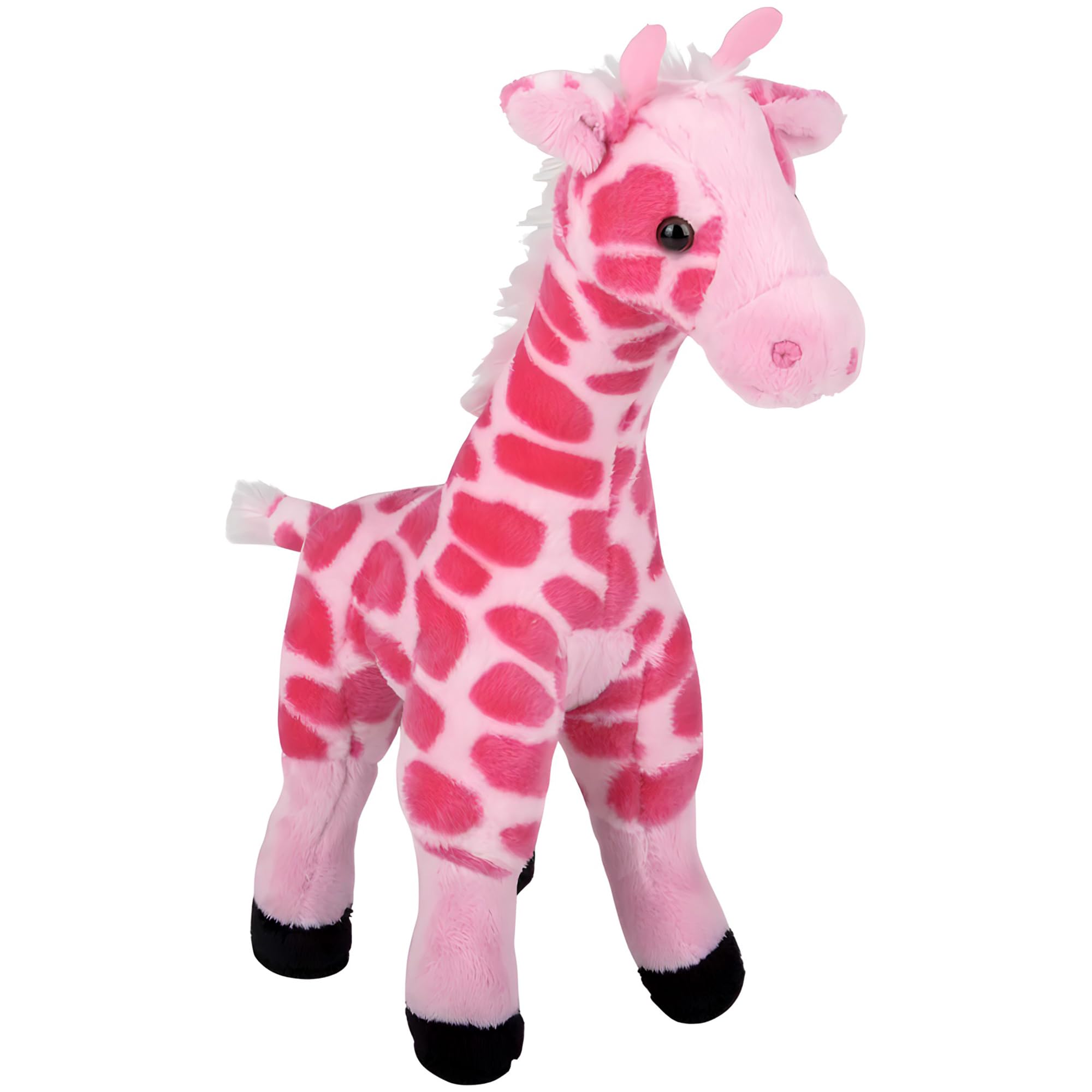11-Inch Pink Giraffe Plush - Soft Safari Stuffed Toy for Kids