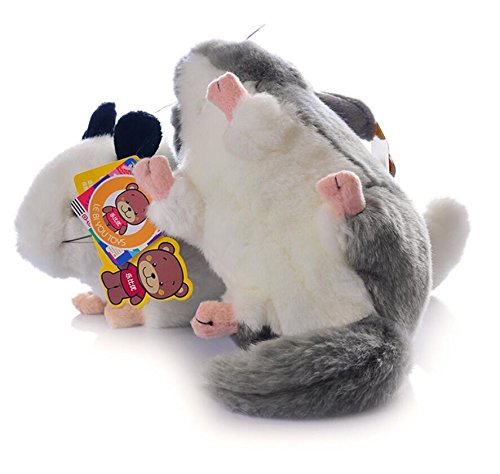12 Inch Chinchilla Plush Toy by Cute Rabbit – Soft Realistic Stuffed Animal