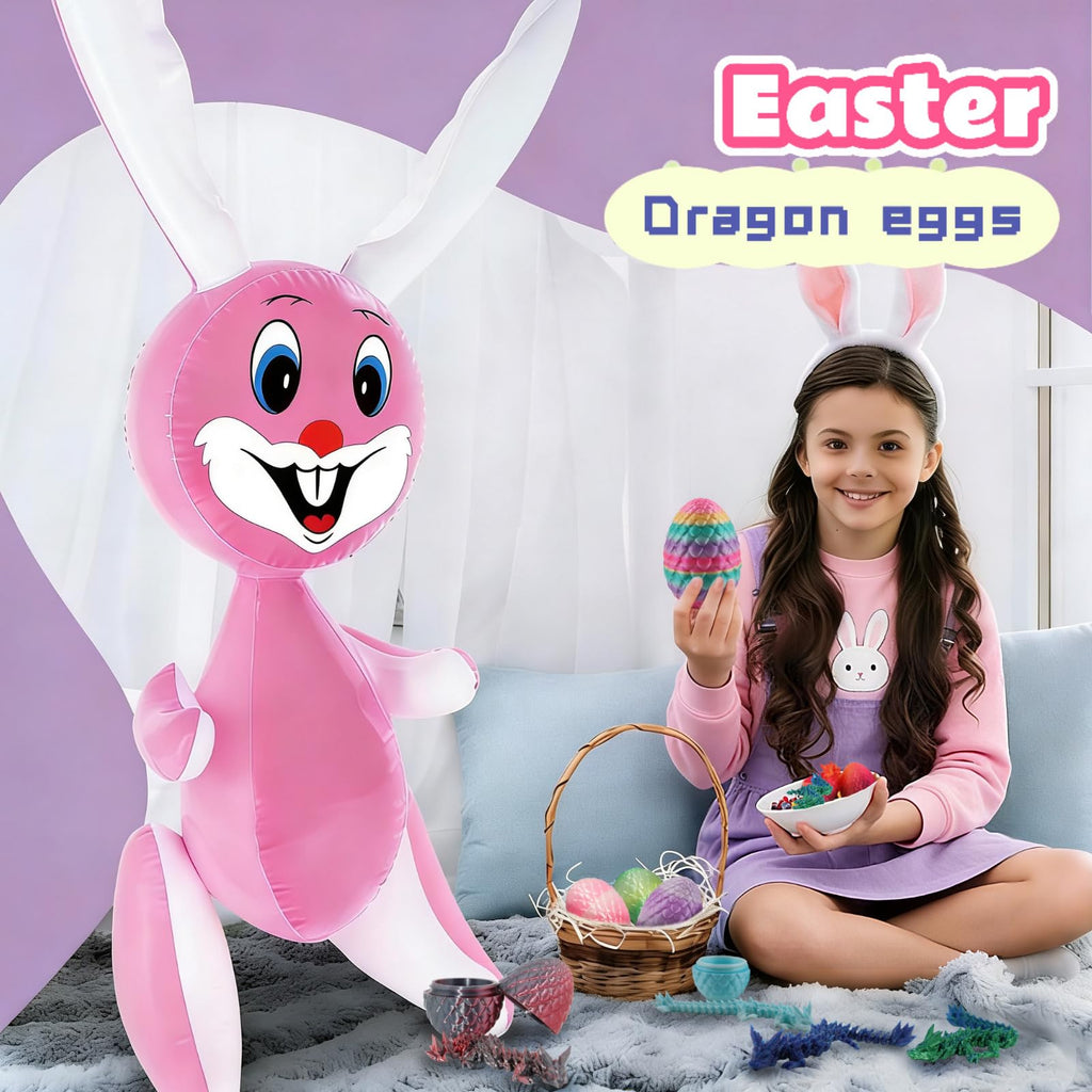 12-Pack 3D Printed Dragon Eggs with Hidden Dragons Inside - Collectible Toys for Kids, Easter Gifts & Party Favors
