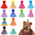 12 Pack Adult Sized Felt Party Hats – Reusable Cone Hats for Birthdays, Pets & Stuffed Animals