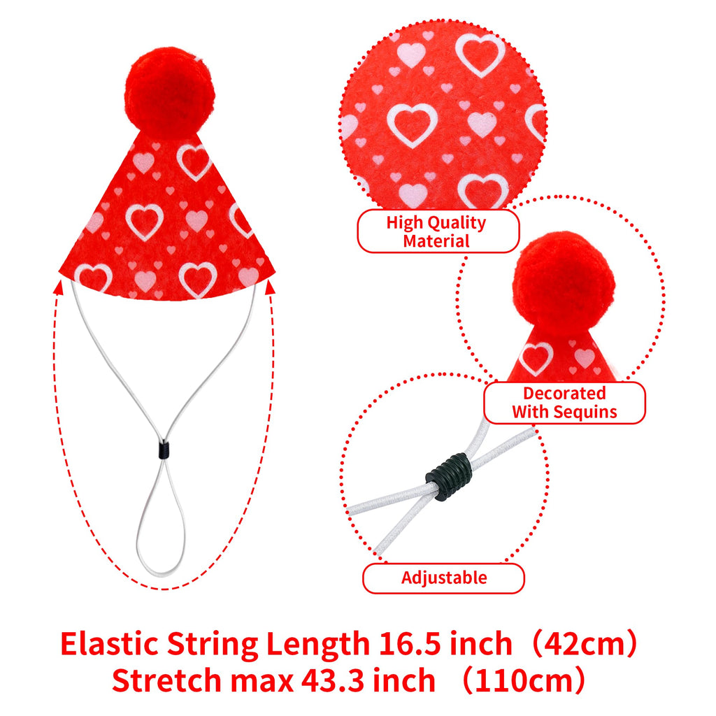 12 Pack Adult Sized Felt Party Hats – Reusable Cone Hats for Birthdays, Pets & Stuffed Animals