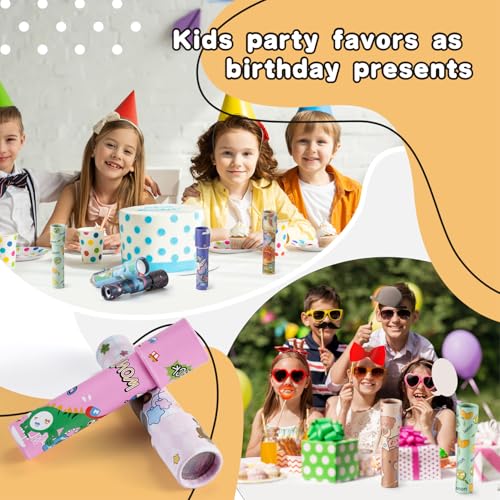 12 Pack Kaleidoscopes for Kids - Party Favors, Classroom Prizes, Birthday Gifts