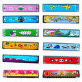 12-Pack Kids Harmonicas - 16-Hole Musical Toy for Party Favors, Goodie Bags, Classroom Prizes for Ages 4+