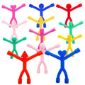 12-Pack Magnetic People Figures – Silicone Bendable Toys for Travel, Fridge, Whiteboard – Screen-Free Fun for Kids Ages 3+