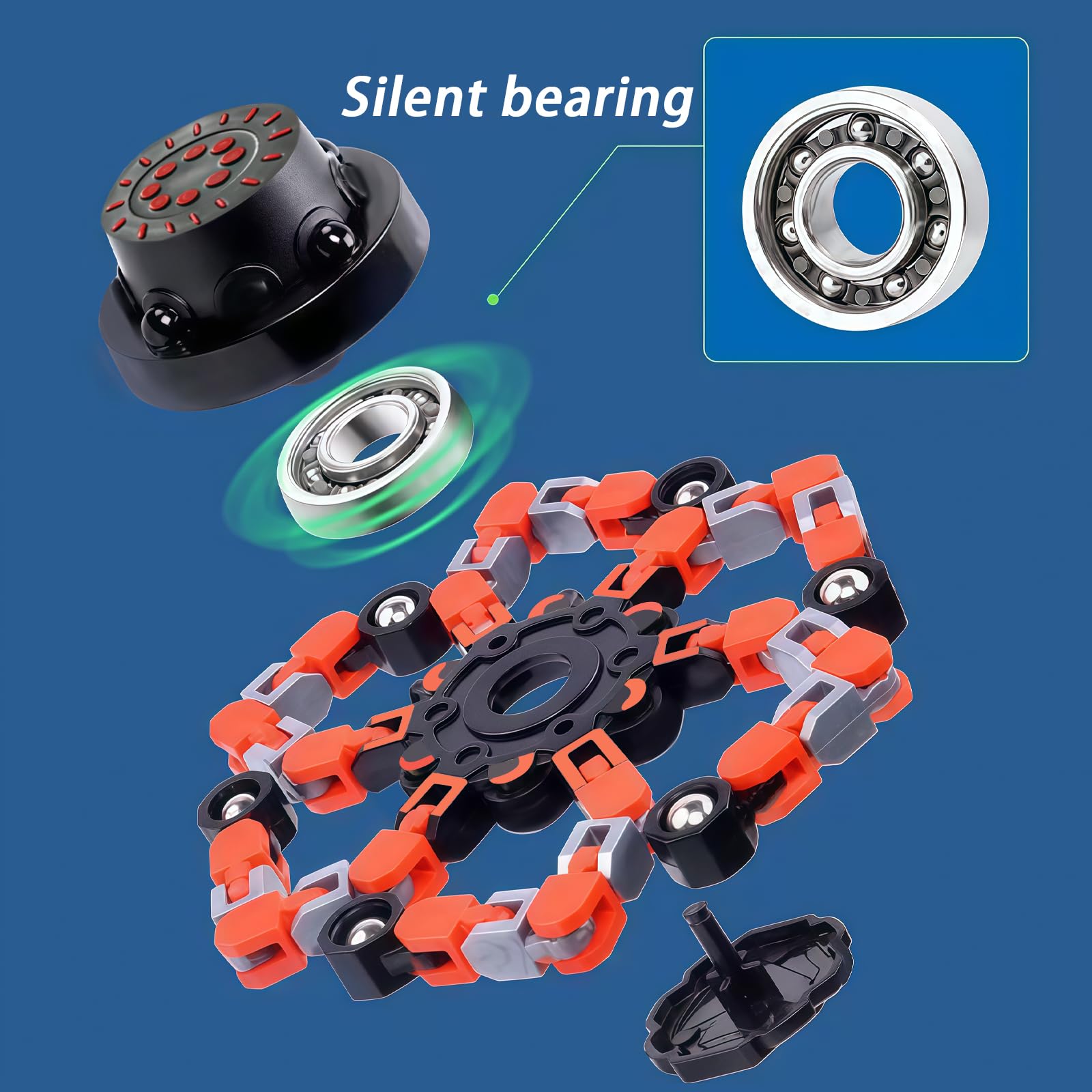 12-Pack Transformable Fidget Spinners – 2-in-1 Robot Stress Relief Toys for Kids and Adults