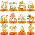 12-Piece A Little Cutie Baby Shower Centerpieces – Orange Citrus Gender Neutral Decor by Celee