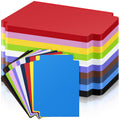 120-Pack Multicolor Trading Card Dividers with Tabs - 2.71 x 3.8 Inches Plastic Card Separators for Sports, Trading, and Photo Cards