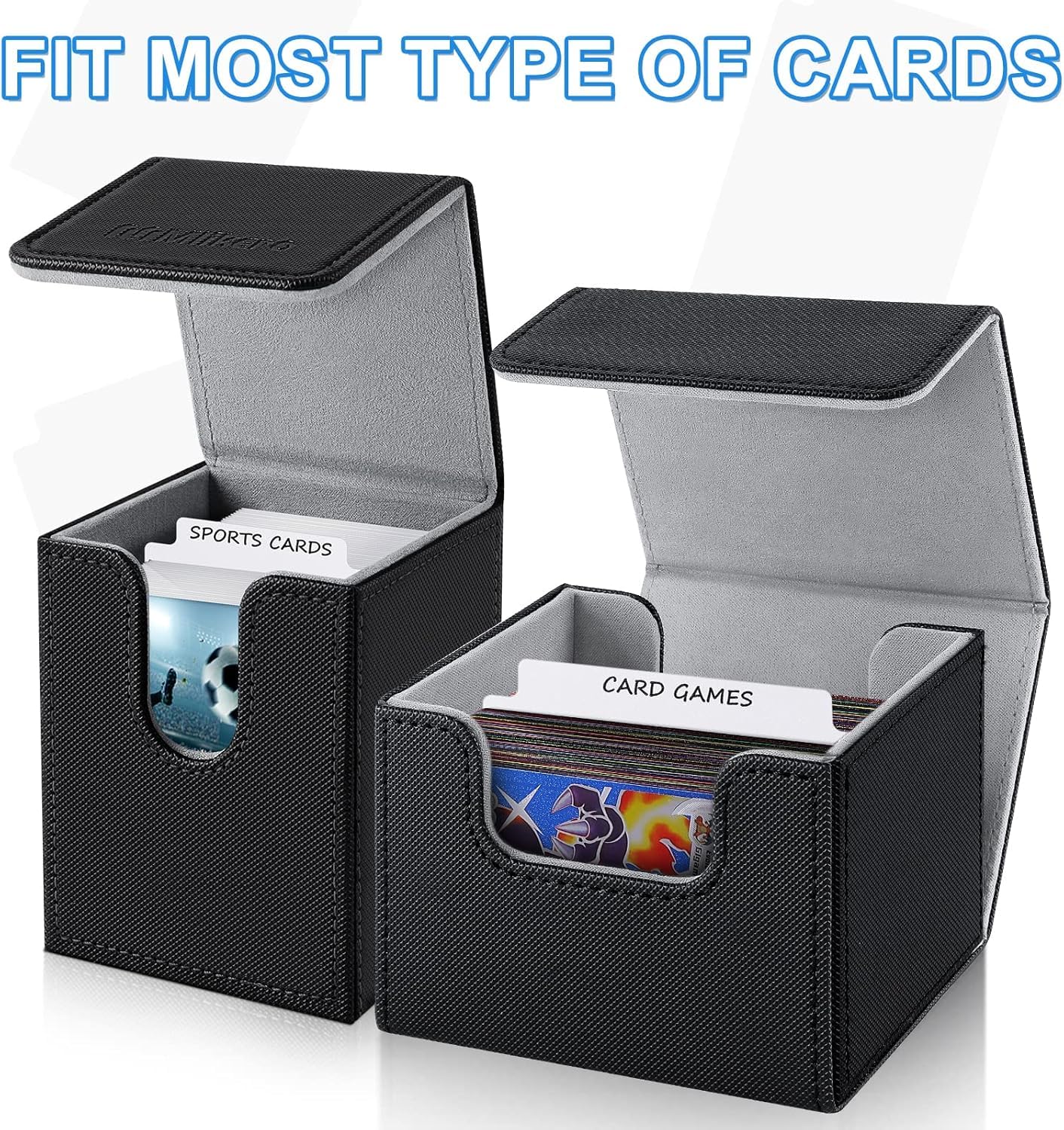 120 White Card Dividers with Tabs for Trading Cards, Sports Cards, MTG, TCG - 2.71x3.8 Inches by TiopLior