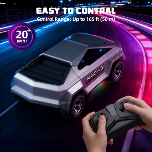 1:24 Scale RC Pickup Truck with LED Lights and 2WD – ValueTalks Off-Road Remote Control Car for Kids