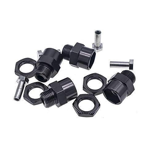 12mm to 17mm Wheel Hex Hub Adapter for 1/10 RC Cars – CNC Aluminum Conversion Set