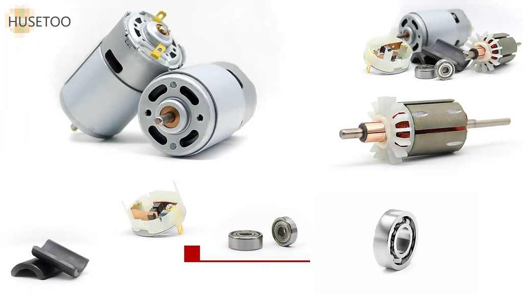 12V 775 DC Motor High Torque Dual Ball Bearing Cooling Fan for Power Wheels Upgrade D Shaft with Bracket
