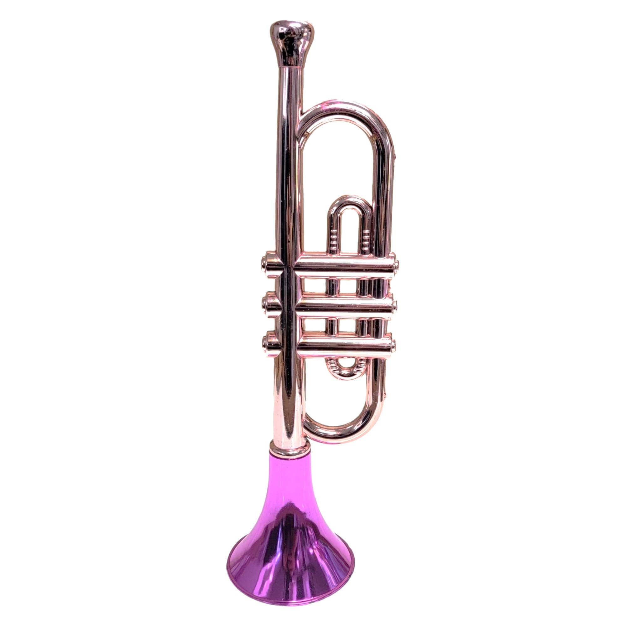 13-Inch Metallic Plastic Party Trumpet Noisemaker – Random Color – Zugar Land