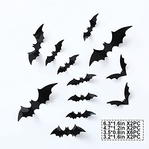 139Pcs Halloween Balloon Garland Arch Kit – Black Orange Mylar Spider & Bat Balloons with 3D Stickers for Indoor Outdoor Party Decor