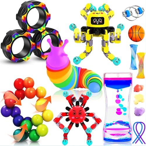 15-Pack Fidget Toys Bulk for Kids & Adults – Sensory Autism ADHD Classroom Treasure Box Gifts