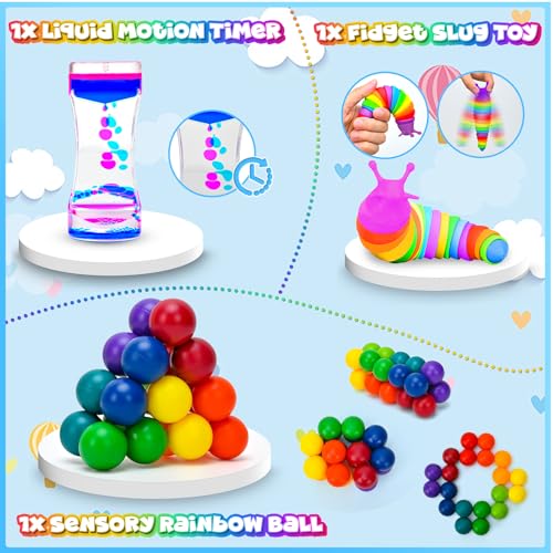 15-Pack Fidget Toys Bulk for Kids & Adults – Sensory Autism ADHD Classroom Treasure Box Gifts