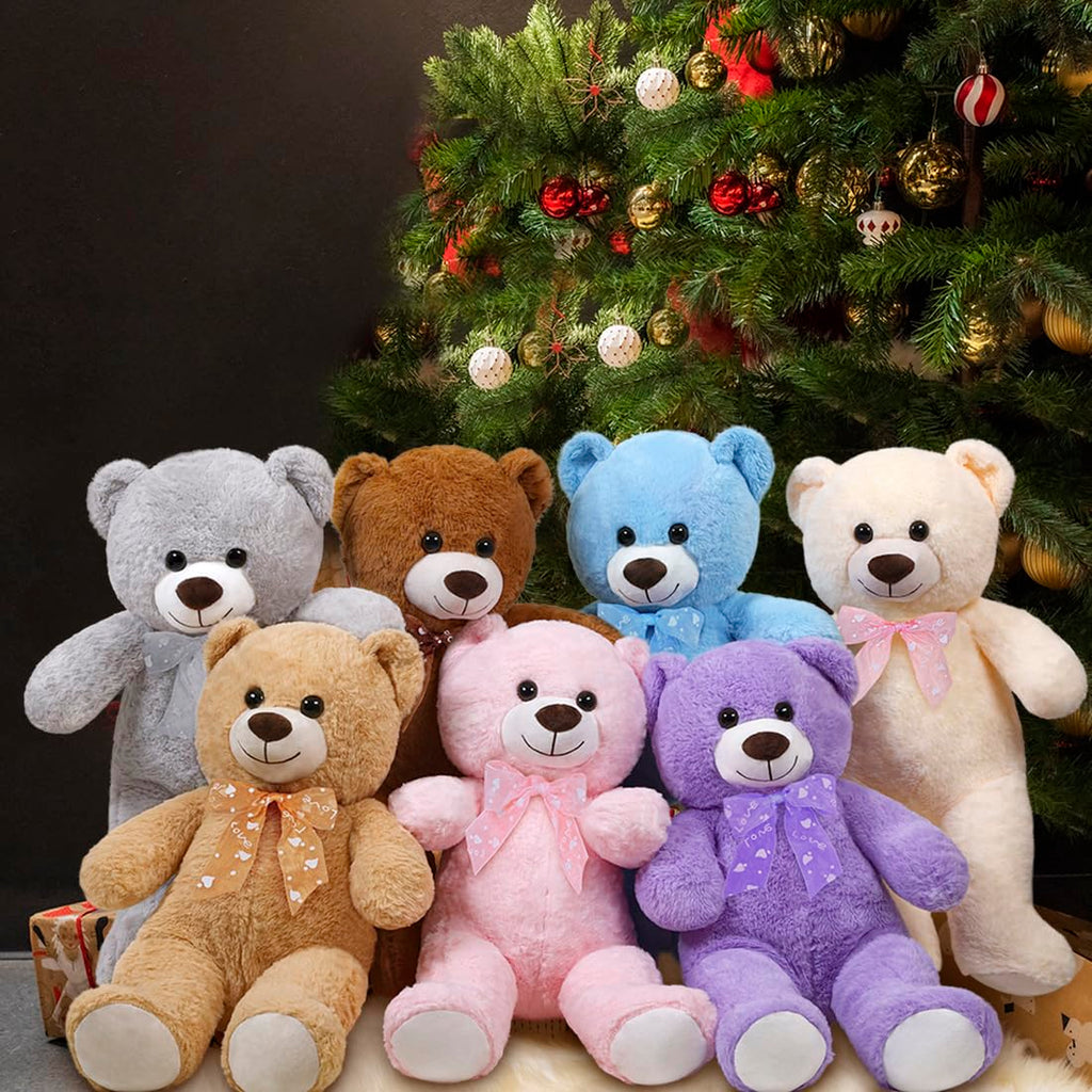 16 Inch Pink Plush Teddy Bear – Ultra-Soft Stuffed Animal Toy for Gifts & Cuddles