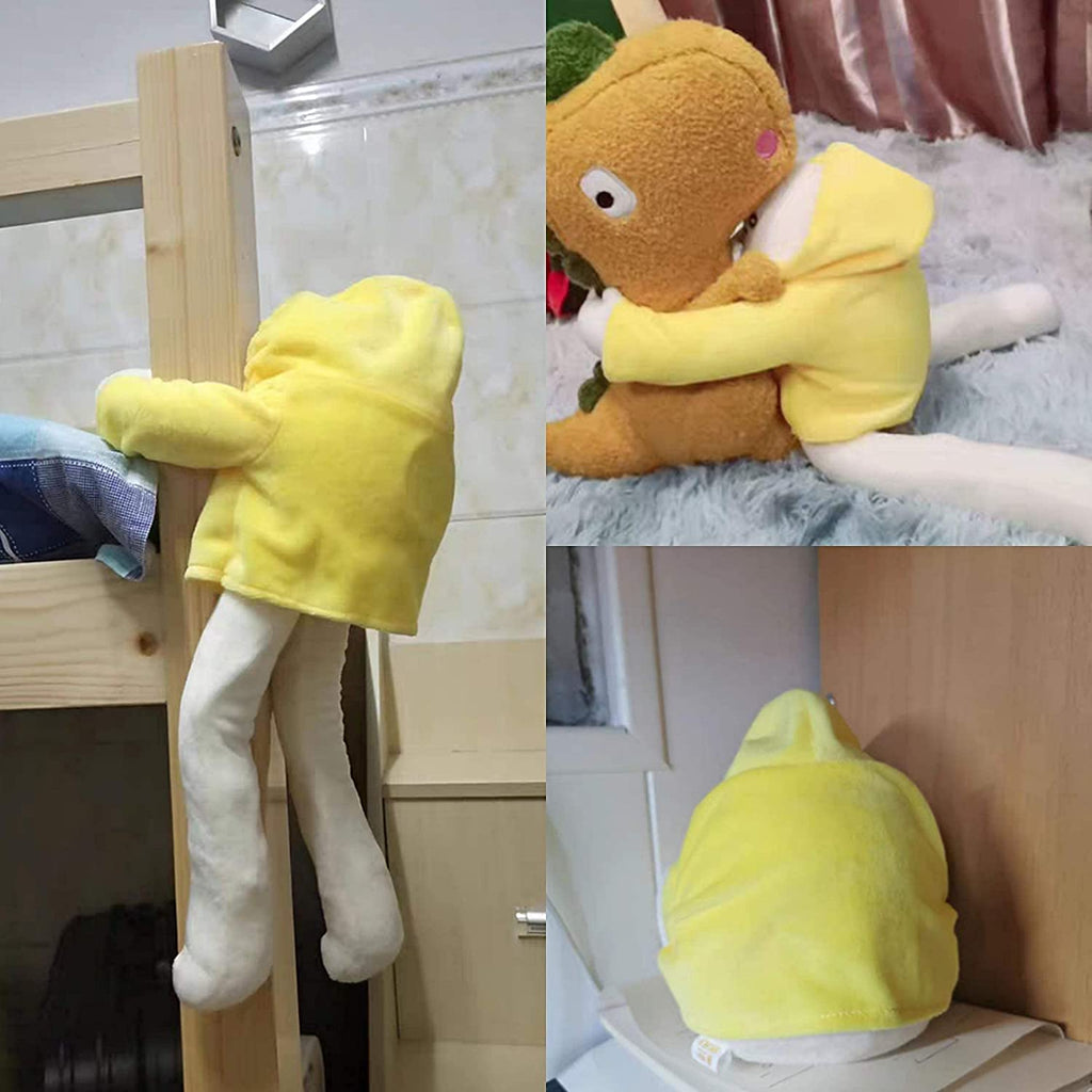 16-Inch Poseable Banana Man Plush Toy with Magnetic Hands - Sunfedmiss Funny Decompression Stuffed Doll for Kids
