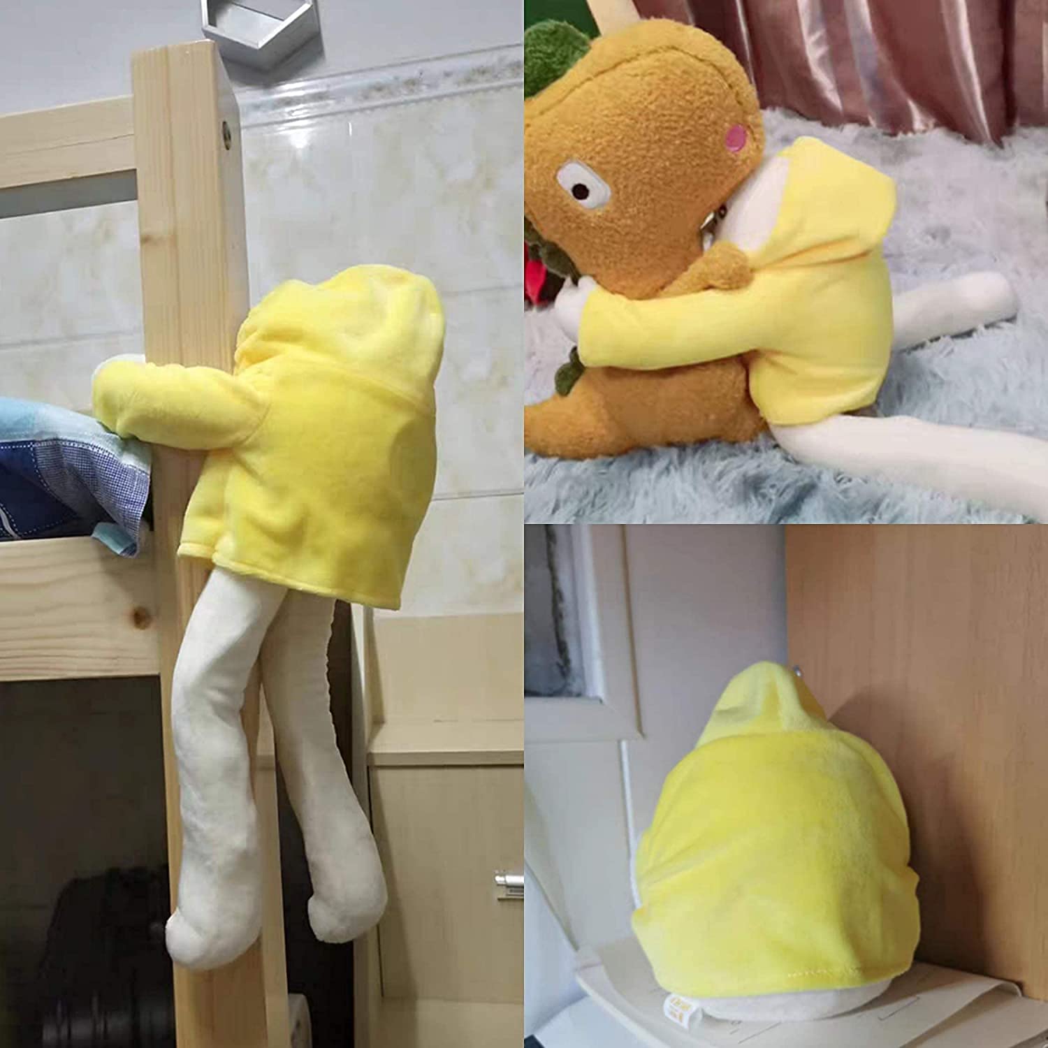 16-Inch Poseable Banana Man Plush Toy with Magnetic Hands - Sunfedmiss Funny Decompression Stuffed Doll for Kids