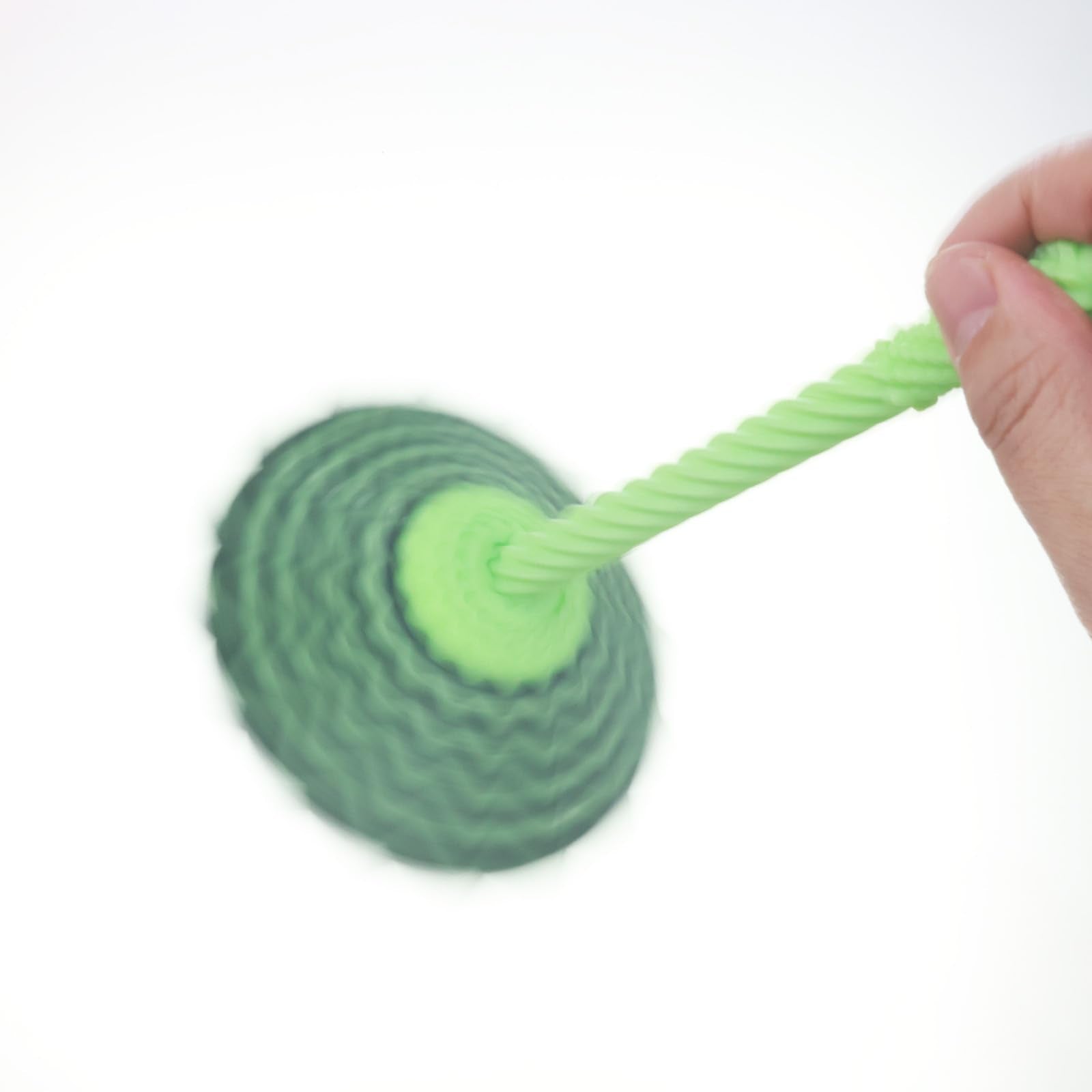 16-Layer Glow-in-the-Dark Spinning Fidget Toy for Adults – Black & Green Kinetic Desk Stress Relief