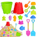 17-Piece Beach Toy Set for Kids – Bucket, Shovel, Molds, Rake & Sifter Sand Toys