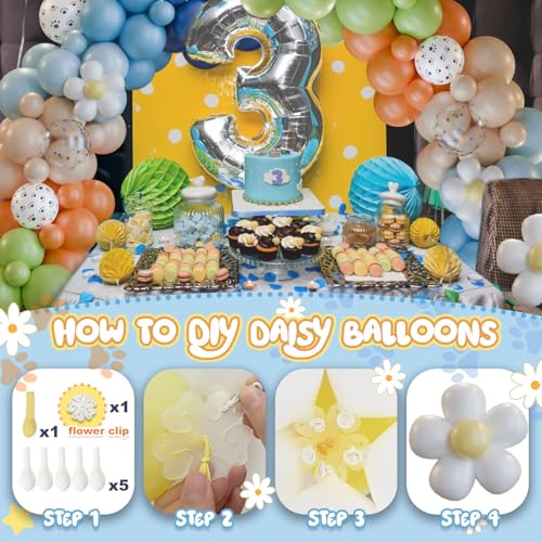 170-Piece Blue Dog Balloon Arch Kit for Birthday, Baby Shower & Puppy Parties