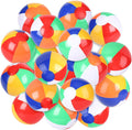 18-Pack Inflatable Beach Balls – 8-Inch Rainbow PVC Pool Toys for Summer Fun, Party Favors & Outdoor Games
