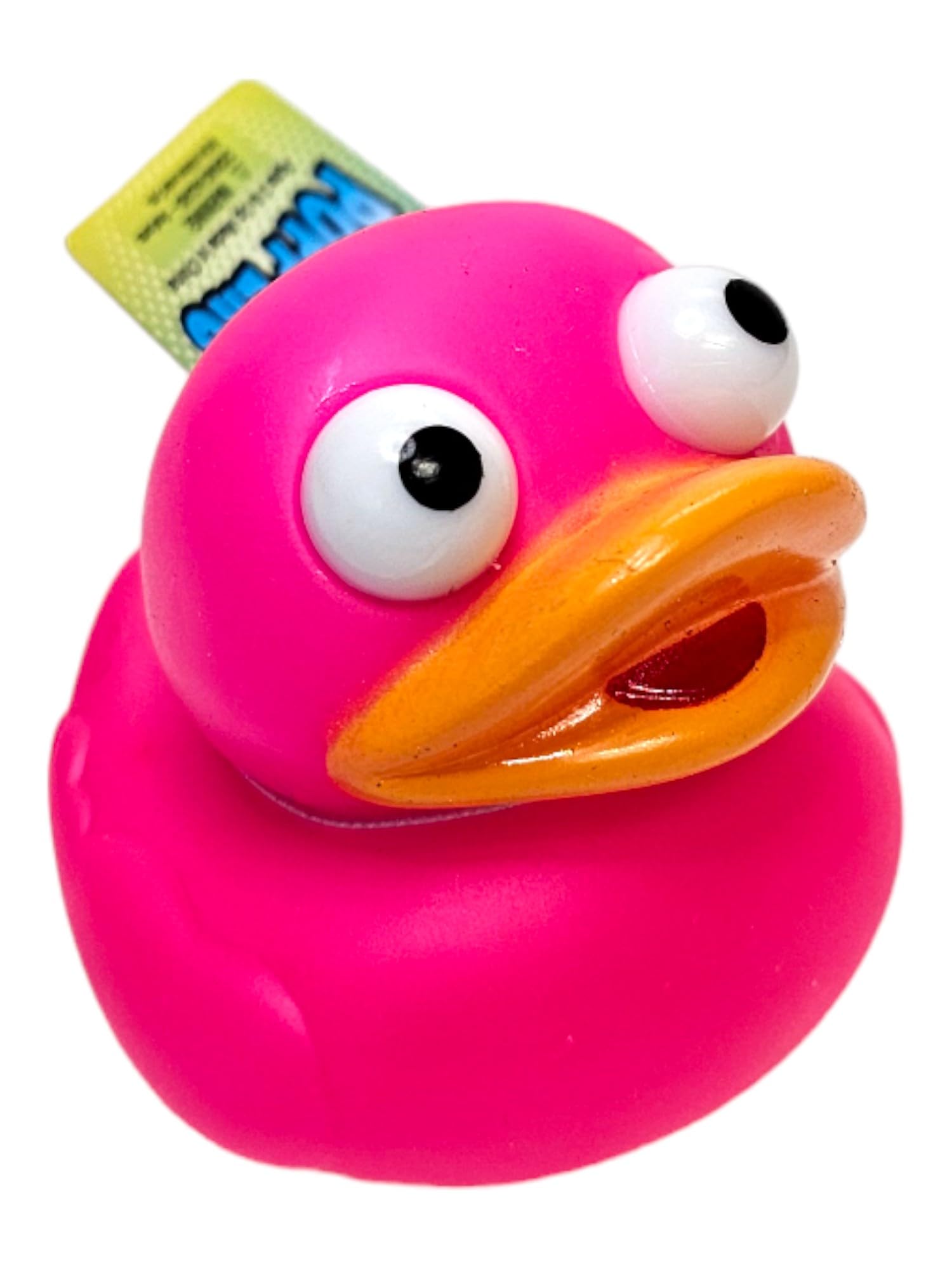 2-Inch Ducky Eye Poppers (10 Pack) – Rubber Squeeze Toys for Carnival Prizes, Party Favors, Bath Time & Jeep Ducking