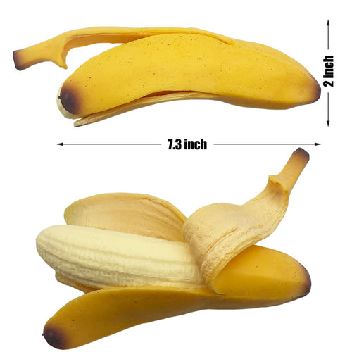 2 Pack Banana Squishies – Stress Relief Soft Scented Squeeze Toys for Kids & Adults