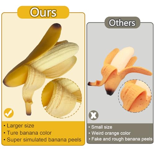 2 Pack Banana Squishies – Stress Relief Soft Scented Squeeze Toys for Kids & Adults