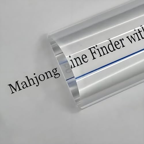 2-Pack Mahjong Line Magnifying Finder with Guiding Line for NMJL Card – Blue by Viyohoh