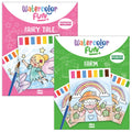 2-Pack Paint with Water Kits for Toddlers - DINO MINI Farm & Fairy Tale - Mess-Free Travel Activity for Ages 4-8