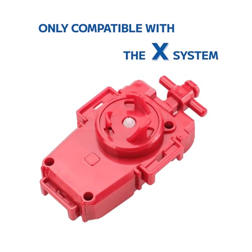 2-Pack X String Launcher Set for Right Spinning Tops (Red + Blue) – Compatible with X Beys Only